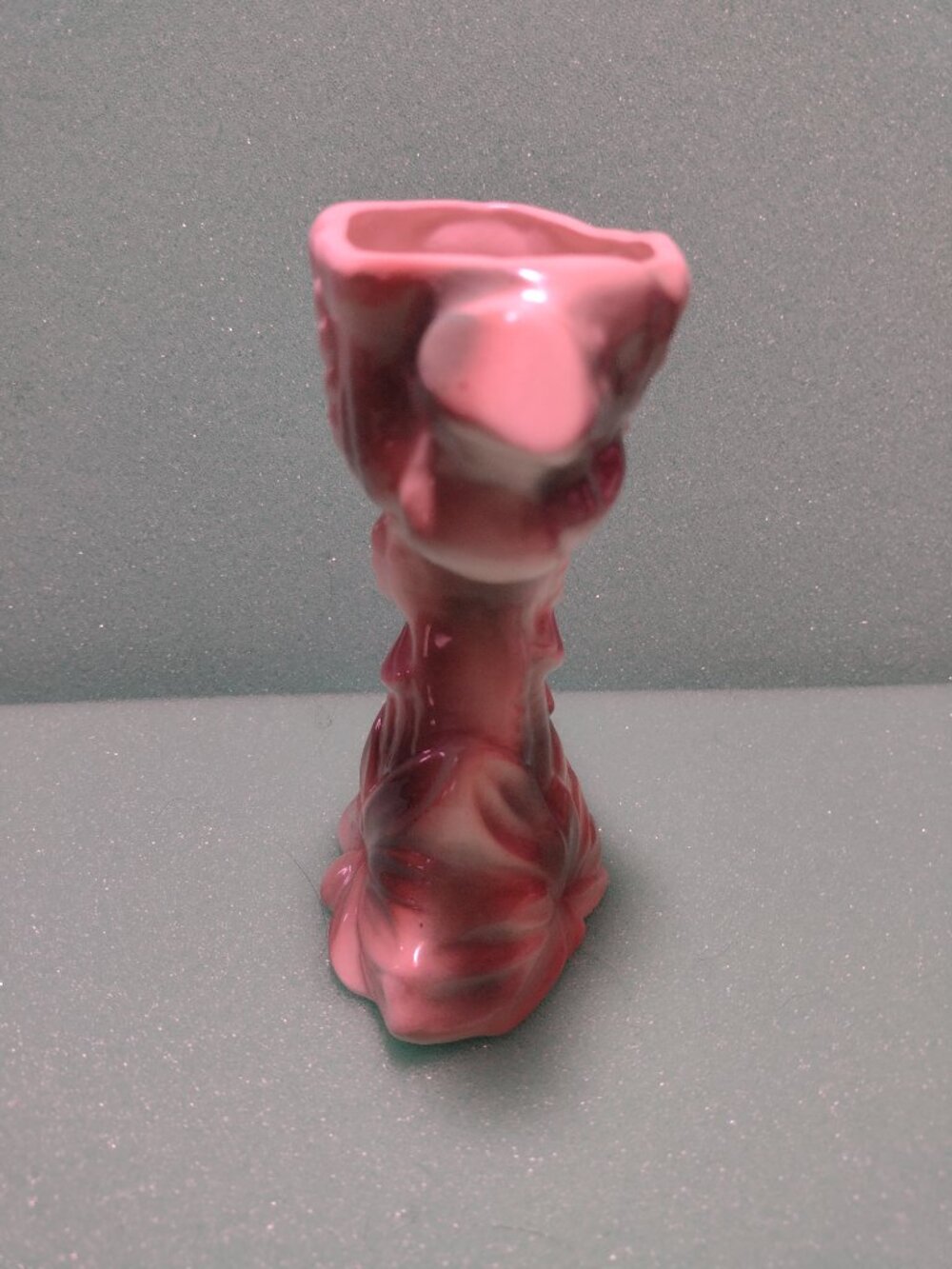 Vintage Stewart B. McCulloch Pottery of California Ceramic Flamingo Bud Vase - Picture 3 of 6